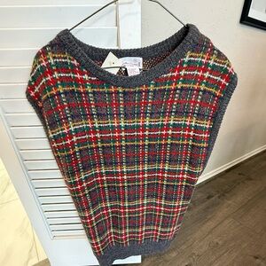 Collection XIIX Multicolor Plaid Sweater Vest